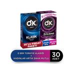 Okey Klasik Prezervatif 10'lu + Nirvana Prezervatif 20'li