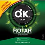 Okey O.K. Rötar 45'li Prezervatif Geciktirici Etkili Fırsat Paketi Uzun Süreli Zevk İçin