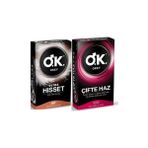 Okey Prezervatif Ultra Hisset 10 Lu + Çifte Haz 10 Lu