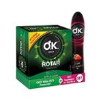 Okey Rötar 45'li Prezervatif & Çilek Aromalı Kayganlaştırıcı Jel 100 ml Su Bazlı Özellikli
