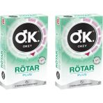 Okey Rötar Plus 10'Lu Lateks Prezervatif 2 Kutu 4 Dakika Ekstra Performans Sağlar