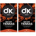 Okey Sicak Temas Prezervatif 10 Adet (2 paketi)