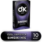 Okey Sımsıkı Prezervatif 10'lu Ekstra Dar Kayganlaştırıcılı Maksimum His ve Güvenli Koruma