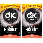 Okey Ultra Hisset Ekonomik Prezervatif 20 Adet (2 paketi)