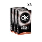 Okey Ultra Hisset Prezervatif 10'Lu X3 Adet