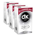Okey Zero 20'li Ekonomik Prezervatif (3 paketi)