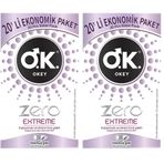 Okey Zero Extreme 20'li Ekonomik Prezervatif (2 paketi)