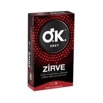 Okey Zirve 10'lu Tırtıklı ve Kabartmalı Prezervatif