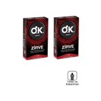Okey Zirve Tırtıklı Kabartmalı 10x2 Prezervatif