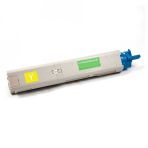 Oki C3300-43459345 Sarı Muadil Toner