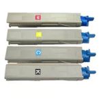 Oki C3300-43459347 Mavi Muadil Toner