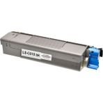 Oki C610 Siyah Muadil Toner