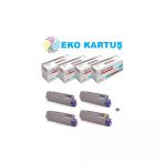 Oki C612 Muadil Toner 4 Renk Set