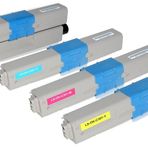 Oki MC342Dnw Muadil Toner Set CMYK