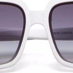 Okkia Alessia Beyaz Unisex Güneş Gözlüğü