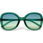 Okkia Anna Butterfly Unisex Güneş Gözlüğü Green/yellow Degrade - Yeşil