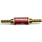 Oksijen Alev Geri Tepme Emniyet Valfi 6-8 Mm Kırmızı