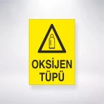 Oksijen Tüpü Sticker 20X28 Cm