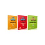 Oksijen Yayınları Oksijen 8. Sınıf Matematik + Türkçe + Fen Lgs Gibi Branş Denemeleri Seti 3 Kitap