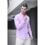 Oksit Abram Oxford Extra Slim Fit Erkek Gömlek - Pembe