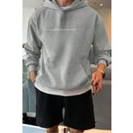 Oksit Dreamer Ön Yazı Baskılı Erkek Sweatshirt