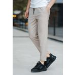Oksit Joy Slim Fit Erkek Beli Lastikli Duble Paça Erkek Jogger Pantolon