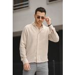 Oksit Piatris Kırınkıl Desen Gömlek Yaka Erkek Gömlek