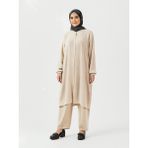 Oktayusta Collection Kadın Pamuklu Hafif Çift Cepli Hac ve Umre Ikili Takım - Bej - 42