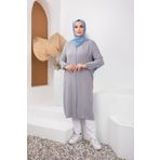 OKTAYUSTA COLLECTİON Kadın Tessettür Giyim Araboy Sade Aerobin Günlük Kap&Ferace
