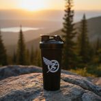 Oktoria Premium Sporcu Shaker 700 cc- Siyah