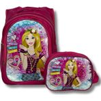 Okul Çantası - Beslenme Çantası Set - Kalemlik - 01P-Pembe