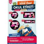 Okul Etiketi Kalem Defter Etiketi Özel Isim Yazılabilen Etiket Seti - Isim Etiketi OE132-T1229-OE132