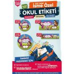 Okul Etiketi Kalem Defter Etiketi Özel Isim Yazılabilen Etiket Seti - Isim Etiketi OE139-T1236-OE139