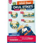 Okul Etiketi Kalem Defter Etiketi Özel Isim Yazılabilen Etiket Seti - Isim Etiketi OE143-T1240-OE143