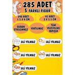 Okul Etiketi Kalem Defter Etiketi Uyuyan Sevimli Hayvanlar Özel Isimli Etiket 5 Figür - 285 Adet - Renkli - 1,5 x 4 ve 2 x 5,5 Cm