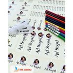 Okul Etiketi Sticker Kıyafet Etiketi - denizkızı