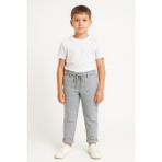 Okul Için Gri Jogger Pantolon - 15 Yaş