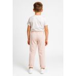 Okul Için Pudra Rengi Jogger Pantolon - 9 Yaş - Pembe