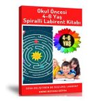 Okul Öncesi 4-6 Yaş Labirent Kitabı (Spiralli Labirent Kitabı)