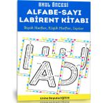 Okul Öncesi Alfabe-Sayı Labirent Kitabı (Ciltli)