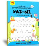 Okul Öncesi Çizgi Çalışmaları Kitabı (Yaz-Sil) - Enine Boyuna Eğitim