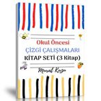 Okul Öncesi Çizgi Çalışmaları Kitap Seti (3 Kitap) - Enine Boyuna Eğitim
