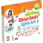 Okul Öncesi Dikkat Odaklı Eğitim Seti 3-4 Yaş-Sihirli Kalem Yayınları
