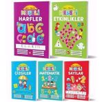 Okul Öncesi Eğitici Öğretici Neşeli Etkinlikler Seti (5 Kitap Takım)