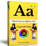 Okul Öncesi Eğitim Seti 320 Sayfalık 3 Spiralli Kitap