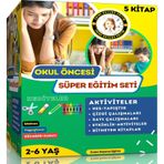 Okul Oncesi Egitim Seti-5 Süper Kitap Enine Boyuna Eğitim