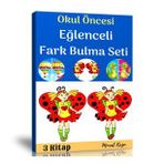 Okul Öncesi Eğlenceli Fark Bulma Kitap Seti 3 Fasikül Kitap