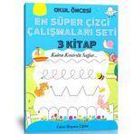 Okul Öncesi En Süper Çizgi Çalışmaları Seti - Enine Boyuna Eğitim