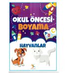 Okul Öncesi Hayvanlar Boyama Kitabı, Eğitici Aktivite Seti, 3-6 Yaş Arası