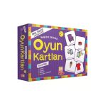 Okul Öncesi İngilizce Destekli Oyun Kartları Set Eşleştirme